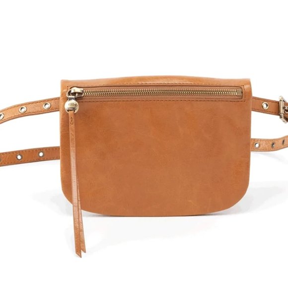 NWT New Hobo Saunter Belt Bag Honey Leather Retired Rare